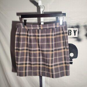 Tommy Hilfiger Plaid Flannel Lined Mini Skirt From 2013 sz 10